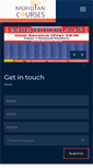 Mobile Screenshot of meridiancourses.com